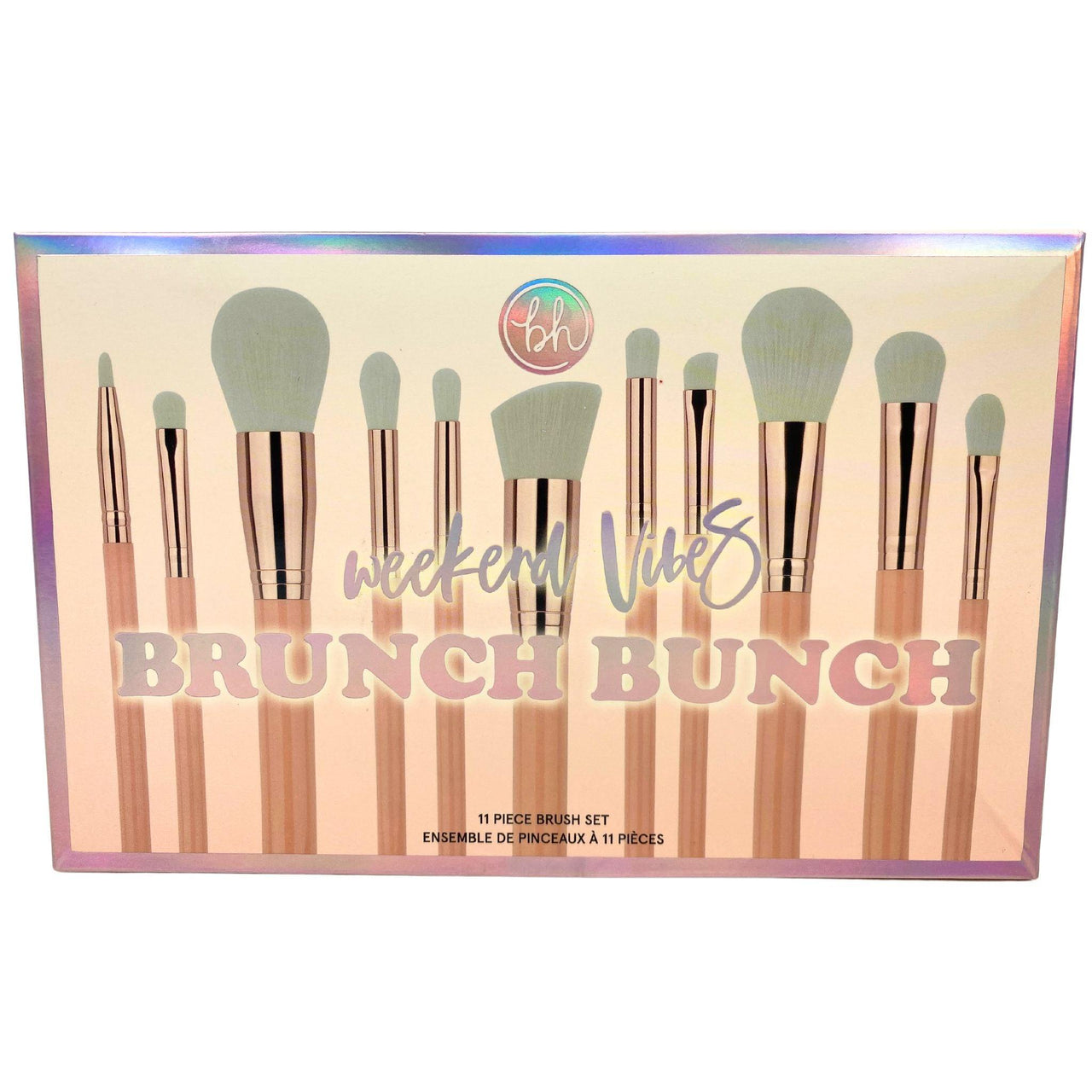 BH Cosmetics Weekend Vibes Brunch Bunch 11 Piece Brush Set (18 Pcs Lot) - Discount Wholesalers Inc