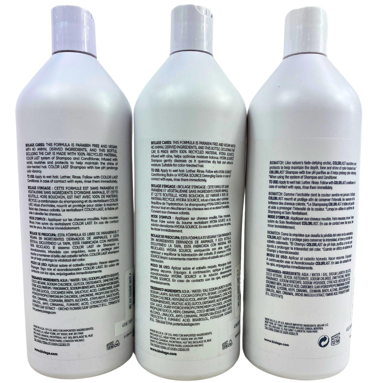 BIOLAGE Mix Assorted Shampoo - 33.8OZ (24 Pcs Lot) - Discount Wholesalers Inc