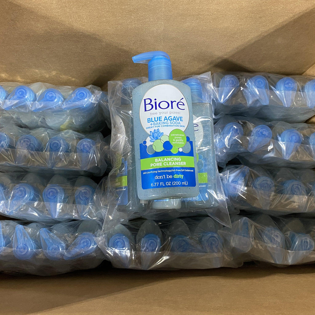 Biore Blue agave + Baking Soda (50 Pcs Box) - Discount Wholesalers Inc