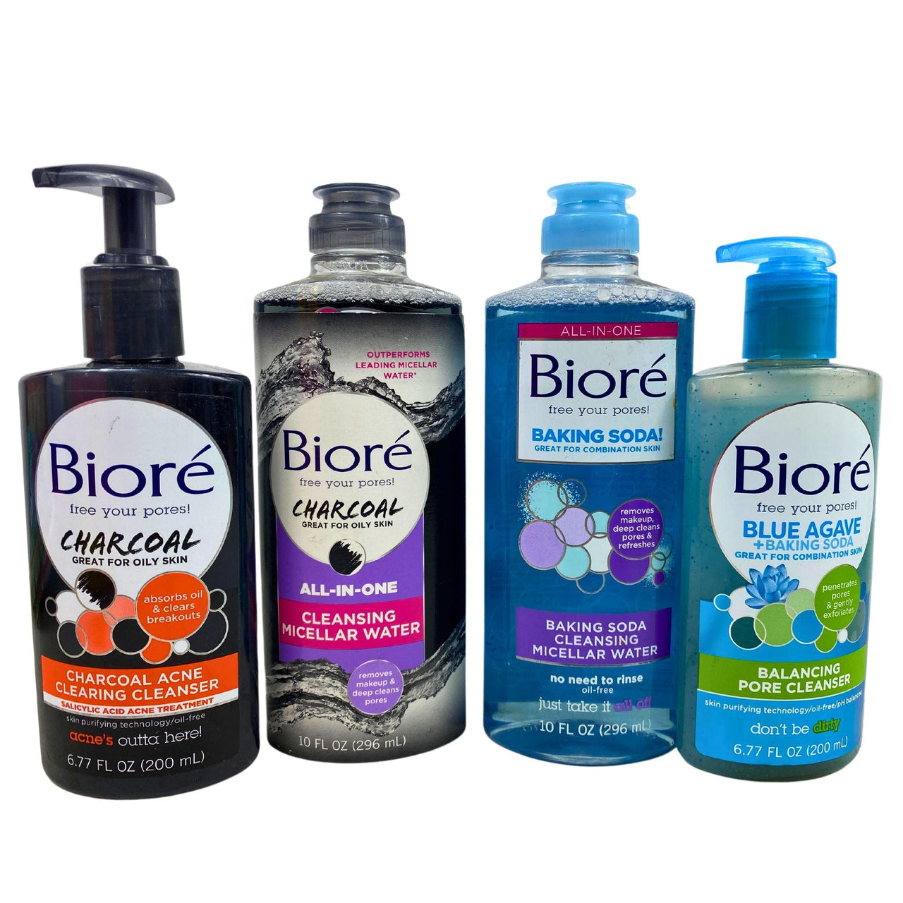 Biore CHARCOAL & BLUE AGAVE Mix (38 Pcs Lot) - Discount Wholesalers Inc