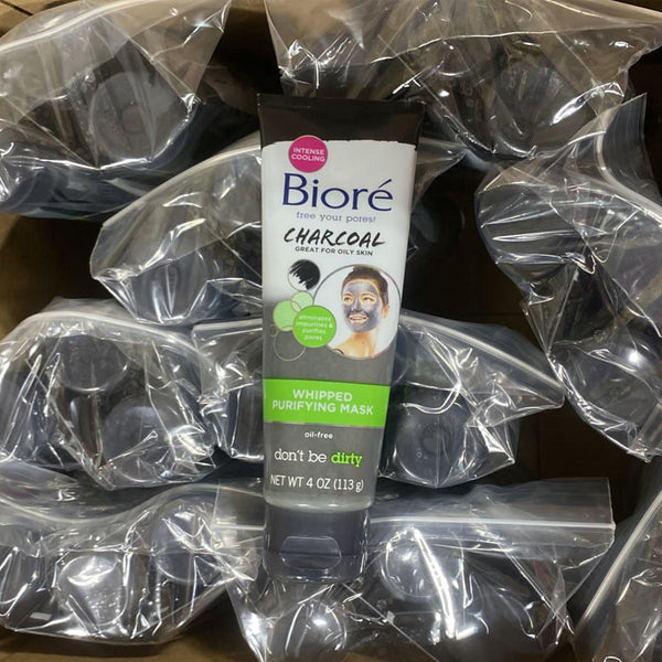 Biore Charcoal Whipped Purifying Detox Mask (50 Pcs Box) - Discount Wholesalers Inc