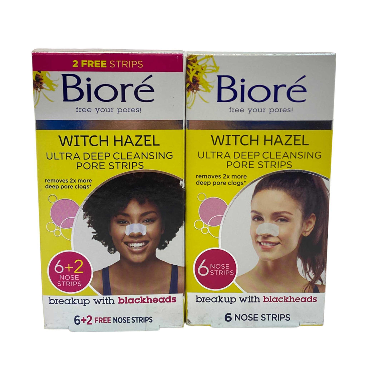 Biore Witch Hazel Ultra Deep Cleansing Pore Strips (50 Pcs Box) - Discount Wholesalers Inc