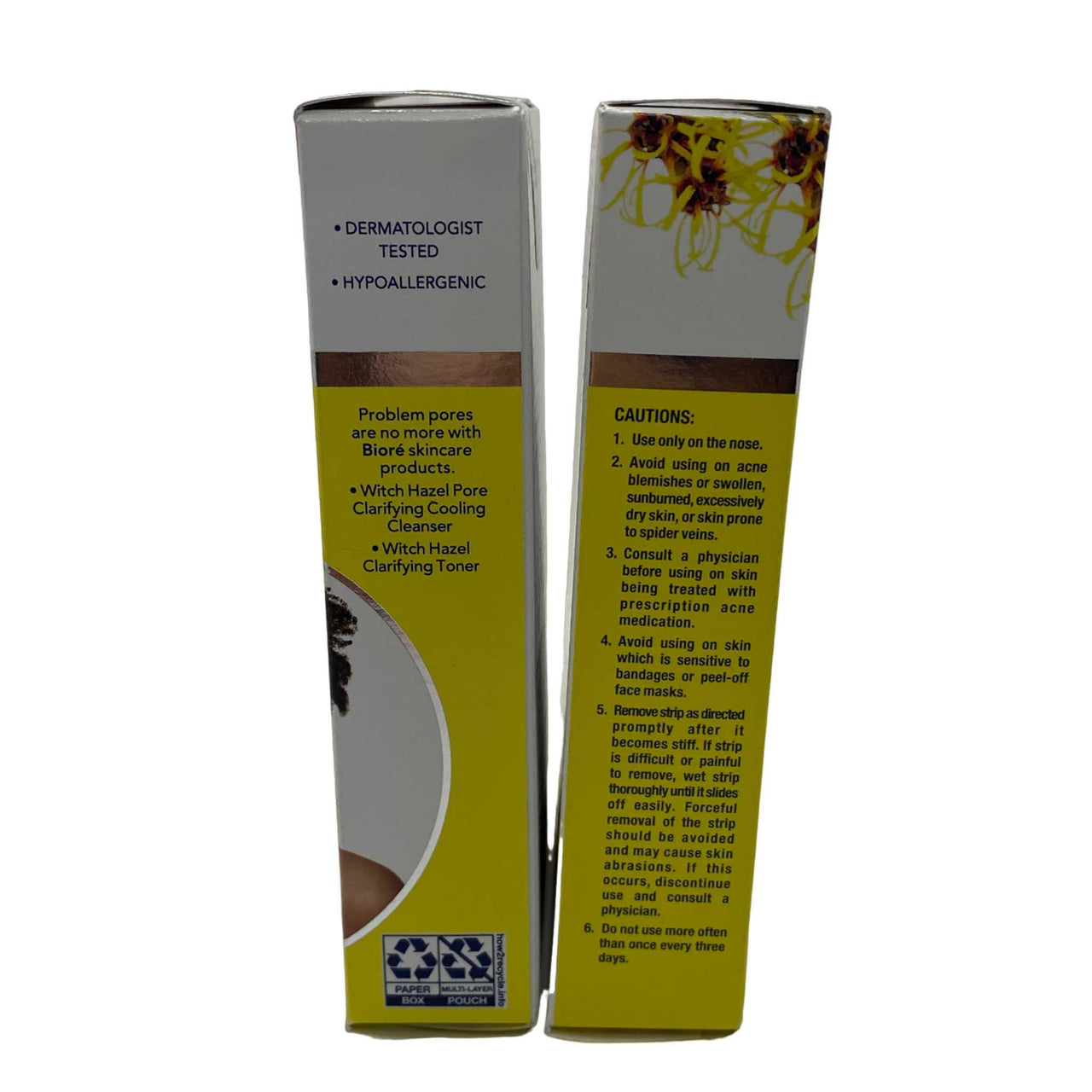 Biore Witch Hazel Ultra Deep Cleansing Pore Strips (50 Pcs Box) - Discount Wholesalers Inc