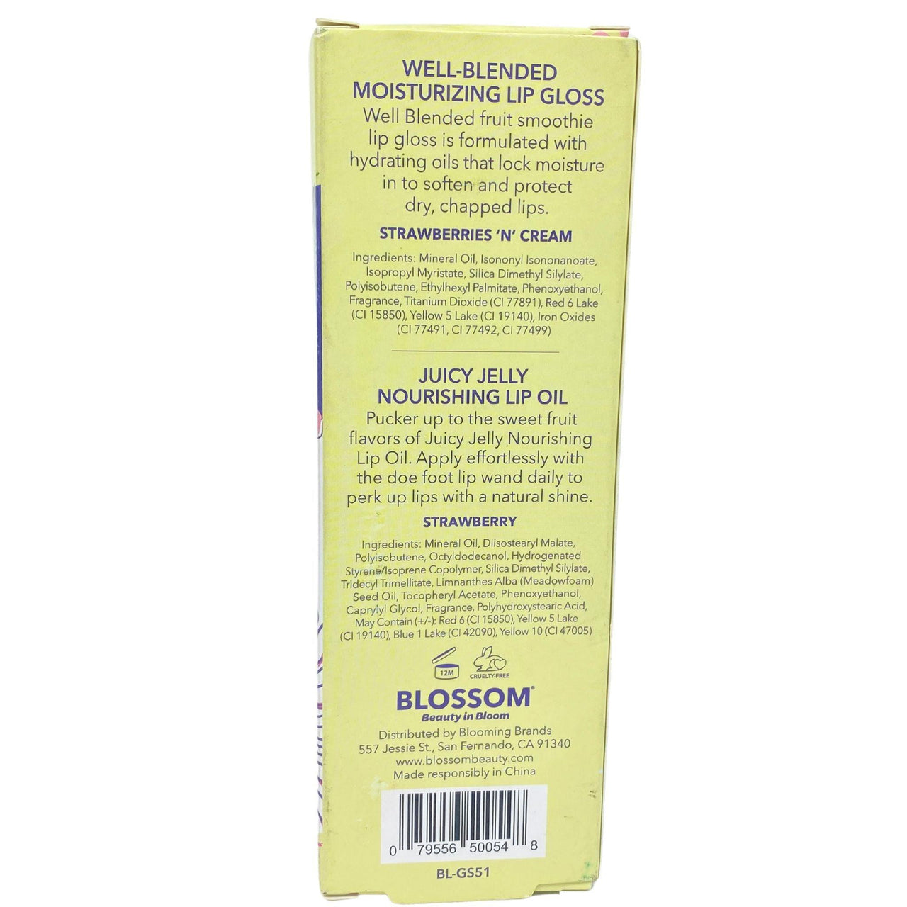 Blossom Beauty In Bloom Lip Gloss & Lip Oil (50 Pcs Lot) - Discount Wholesalers Inc