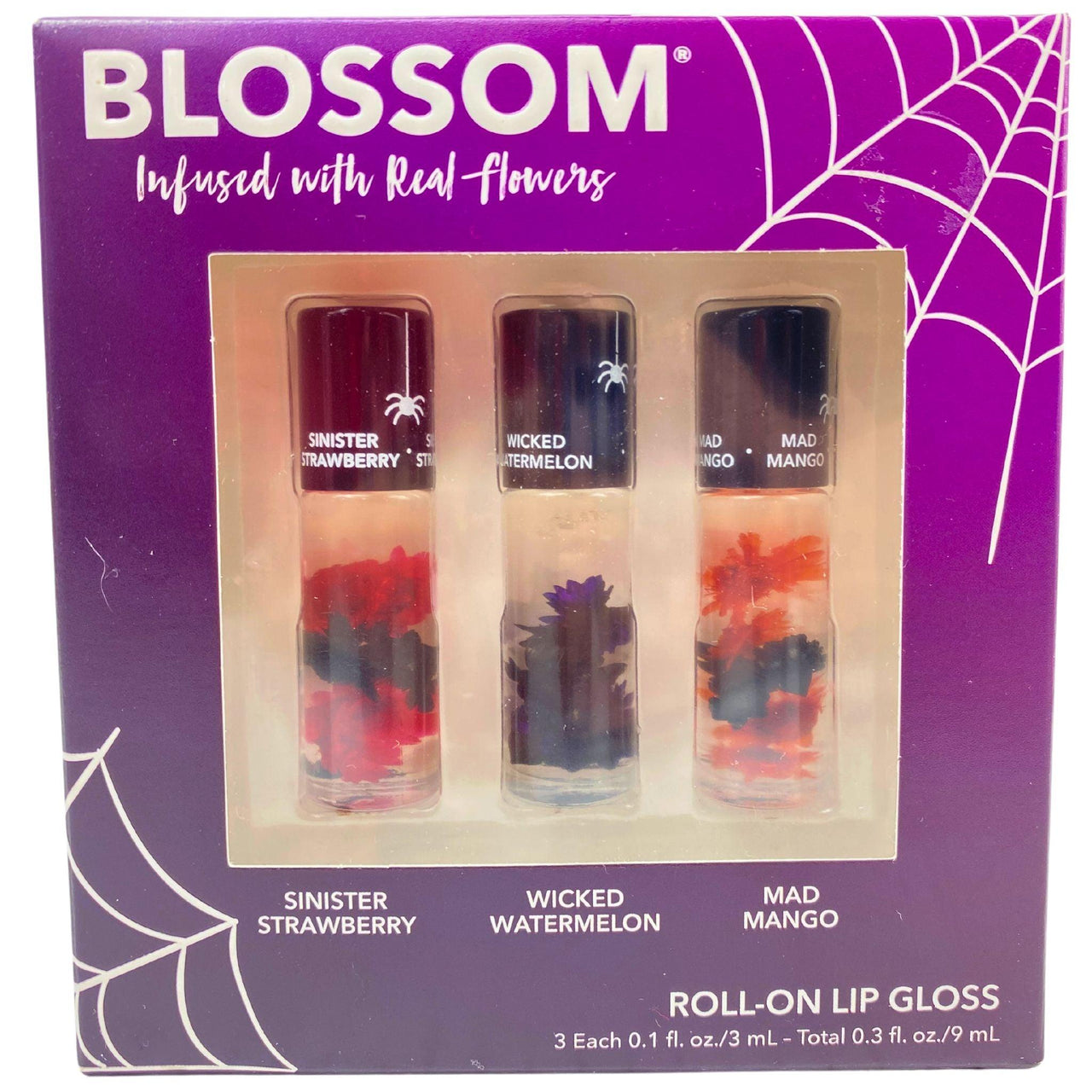 Blossom Infused with Real Flowers Roll-On Lip Gloss (50 Pcs Lot) - Discount Wholesalers Inc