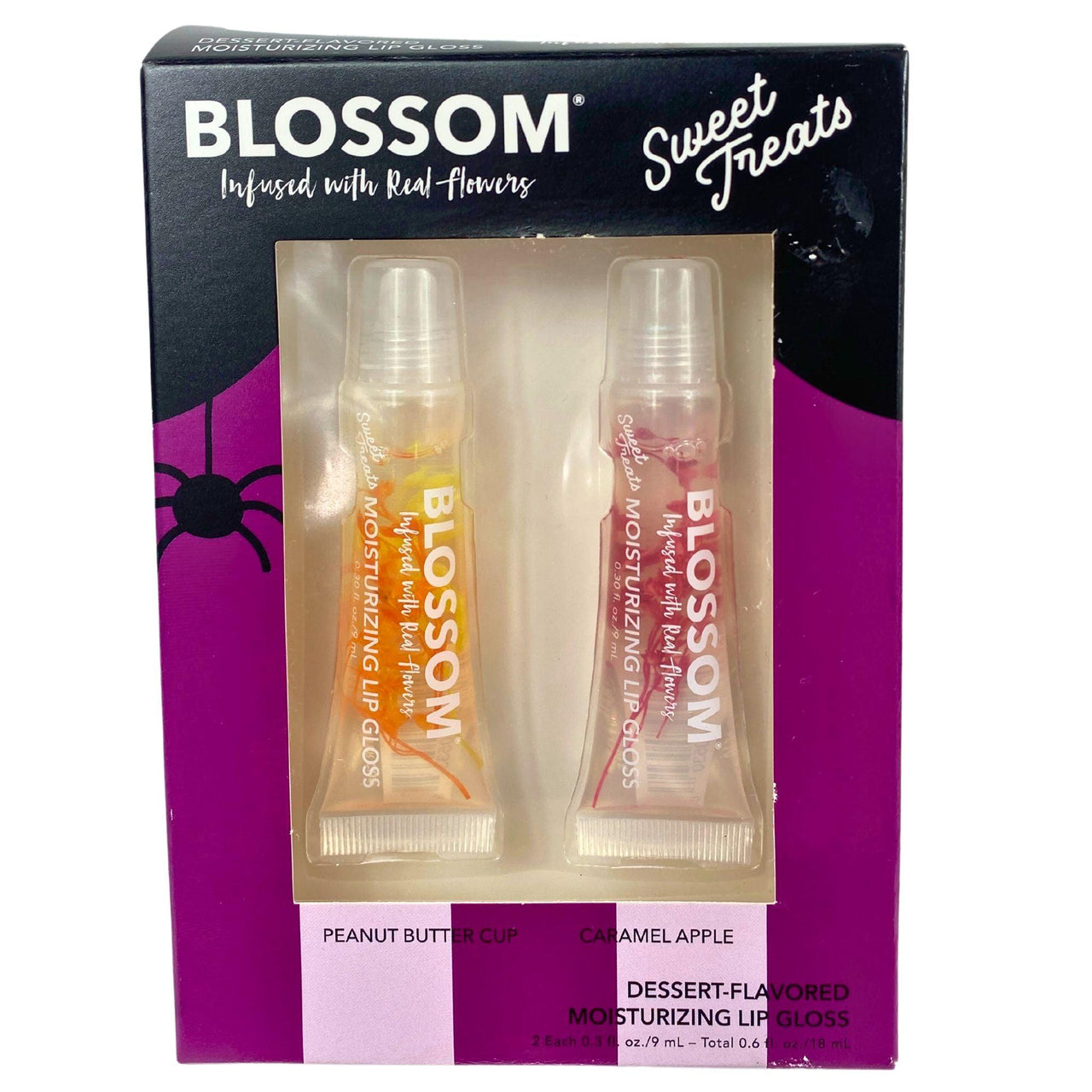 Blossom Infused with Real Flowers Sweet Treats Dessert-Flavored Moisturizing Lip Gloss (50 Pcs Lot) - Discount Wholesalers Inc
