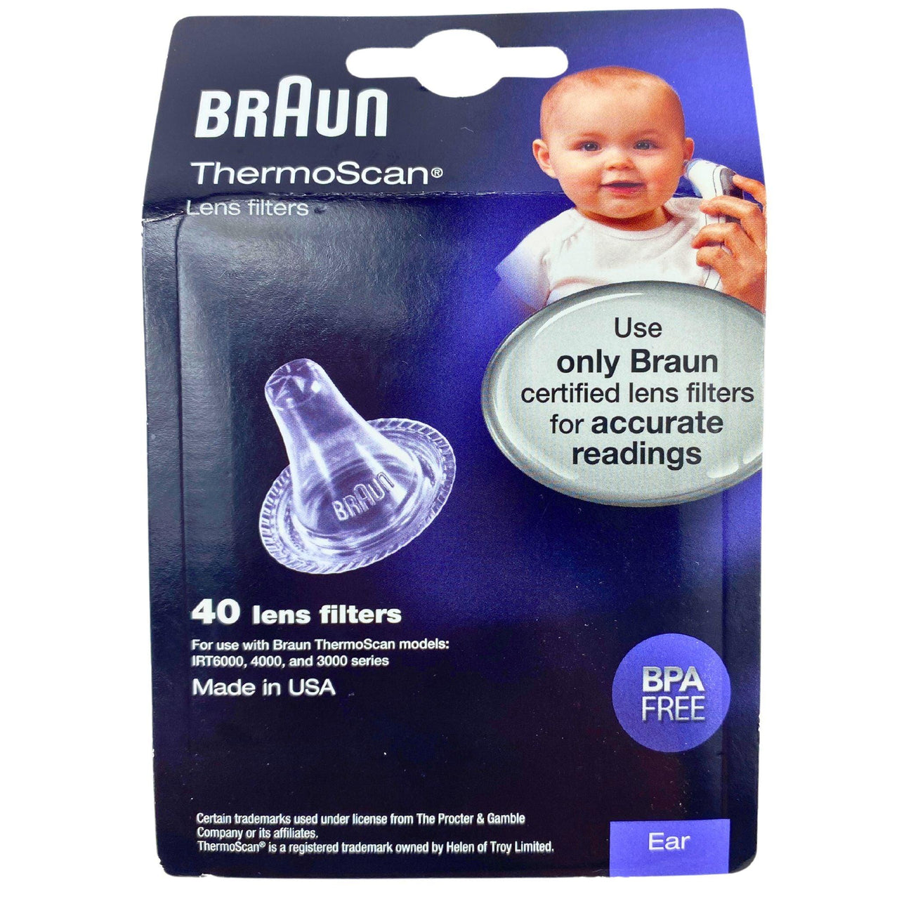 Braun Thermoscan Lens Filters For Ear (100 Pcs Lot) - Discount Wholesalers Inc