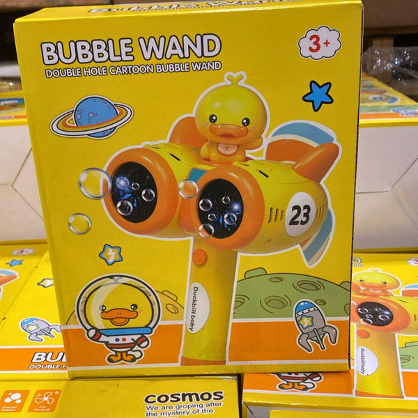 Bubble Wand Double Hole Cartoon Bubble Wand Machine for kids indoor/outdoor (50 Pcs Lot) - Discount Wholesalers Inc