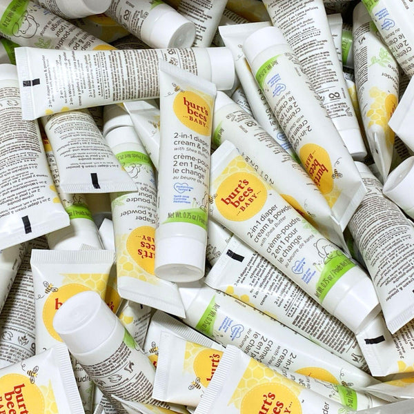 Burt's Bees Baby 2- in -1 Diaper Cream & Powder with Shea Butter 0.75oz (50 Pcs Lot) - Discount Wholesalers Inc