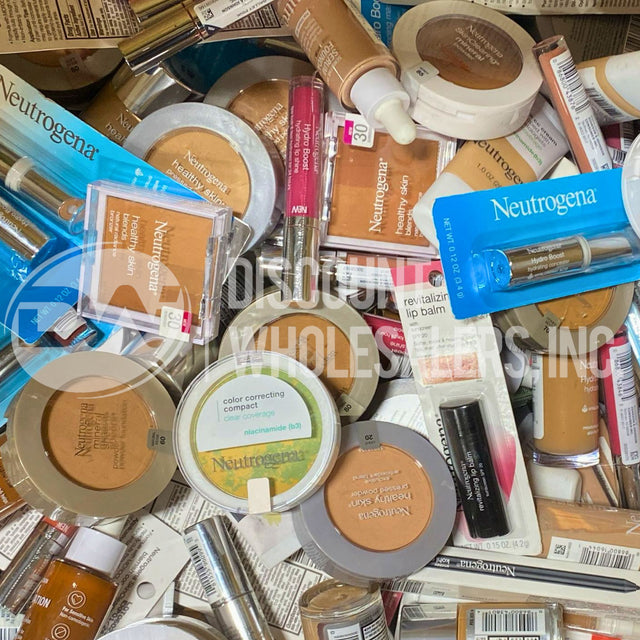 Neutrogena Makeup Mix Include Foundations,Powders,Primers,Concealers,Lips and More (250 Pcs Lot)