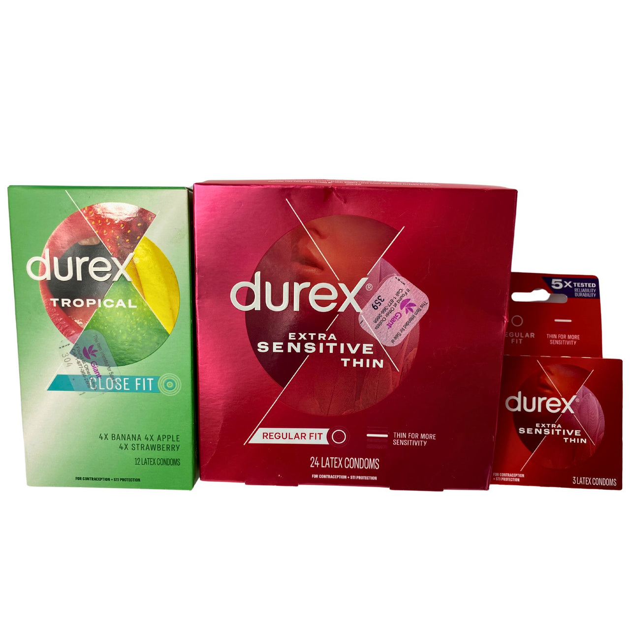 Durex Assorted Mix (50 Pcs Lot)