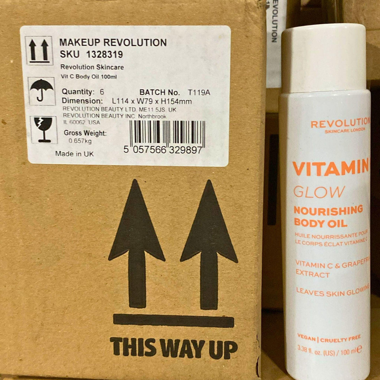 Revolution Skincare London Vitamin C Glow Nourishing Body Oil Vitamin C