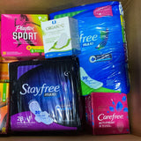 Feminine Care Assorted Mix Includes Tampons & Pads