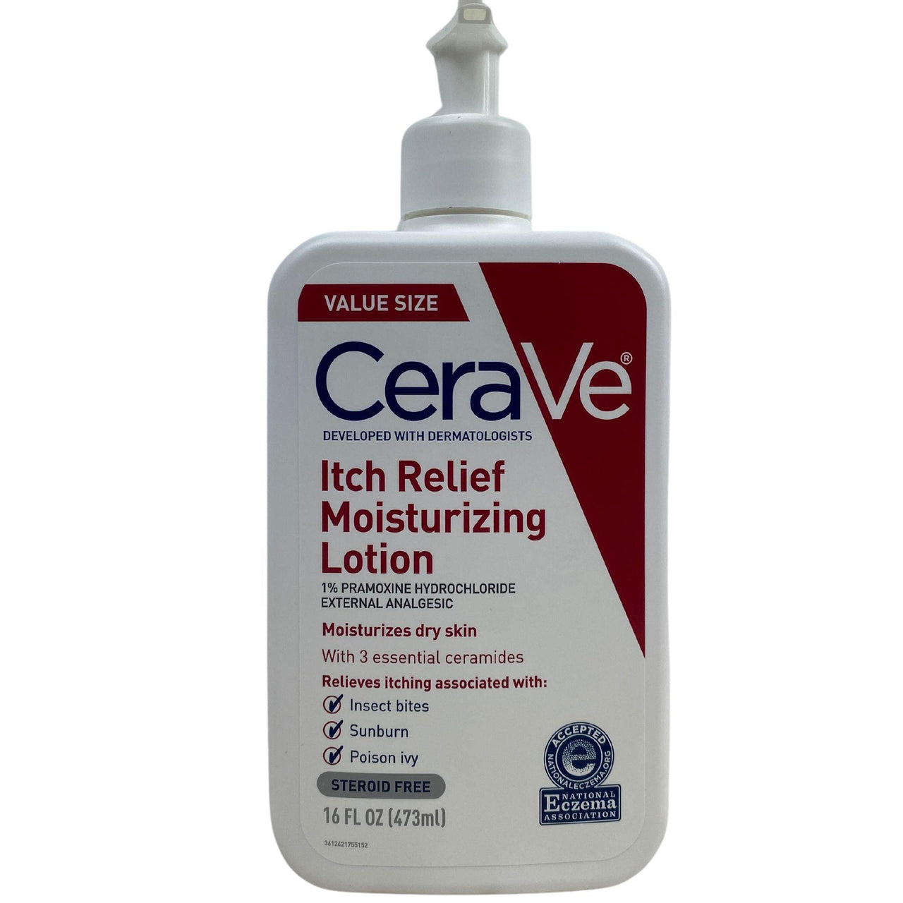 CeraVe Itch Relief Moisturizing Lotion 16OZ (36 Pcs Lot) - Discount Wholesalers Inc
