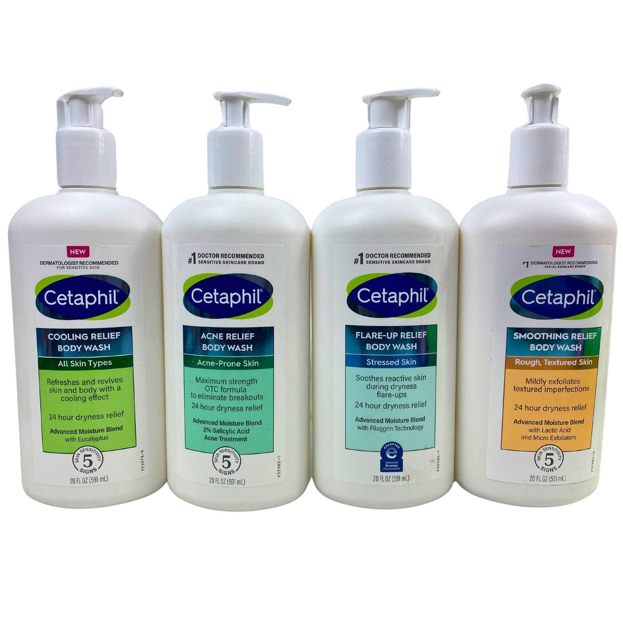 Cetaphil Body Wash 20OZ Includes for Acne Relief (35 Pcs Lot) - Discount Wholesalers Inc