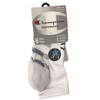 Thumbnail for Champion Core Performance Double Dry Ankle Socks (6 Pairs / Pack - 12 Pks / Case) - Discount Wholesalers Inc