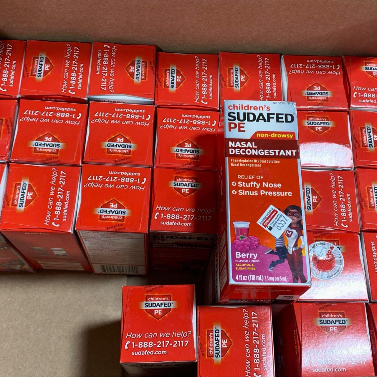 Children's Sudafed PE Nasal Decongestant (28 Pcs Lot) - Discount Wholesalers Inc