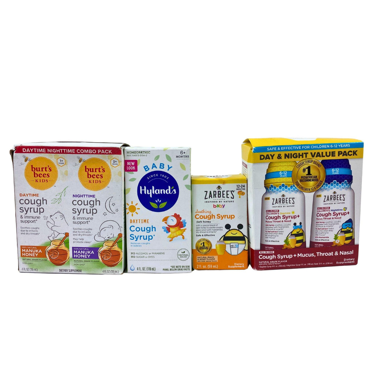 Childrens Assorted Mix Includes Cough Syrups for Day & Night and Pain Relief (40 Pcs Lot) - Discount Wholesalers Inc
