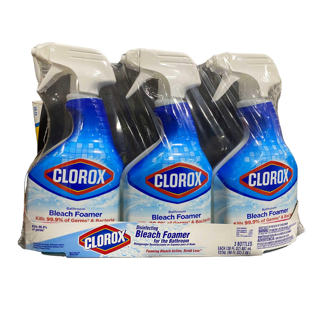 Clorox 30 oz. Bleach Free Disinfecting Bathroom Cleaner Spray (4-Pack)