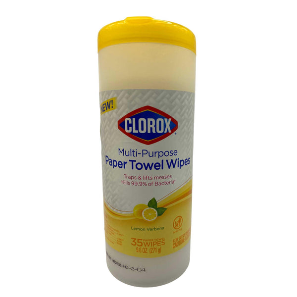Clorox Paper Towel Wipes Lemonverbena Lot (30 Pcs Lot - Discount Wholesalers Inc