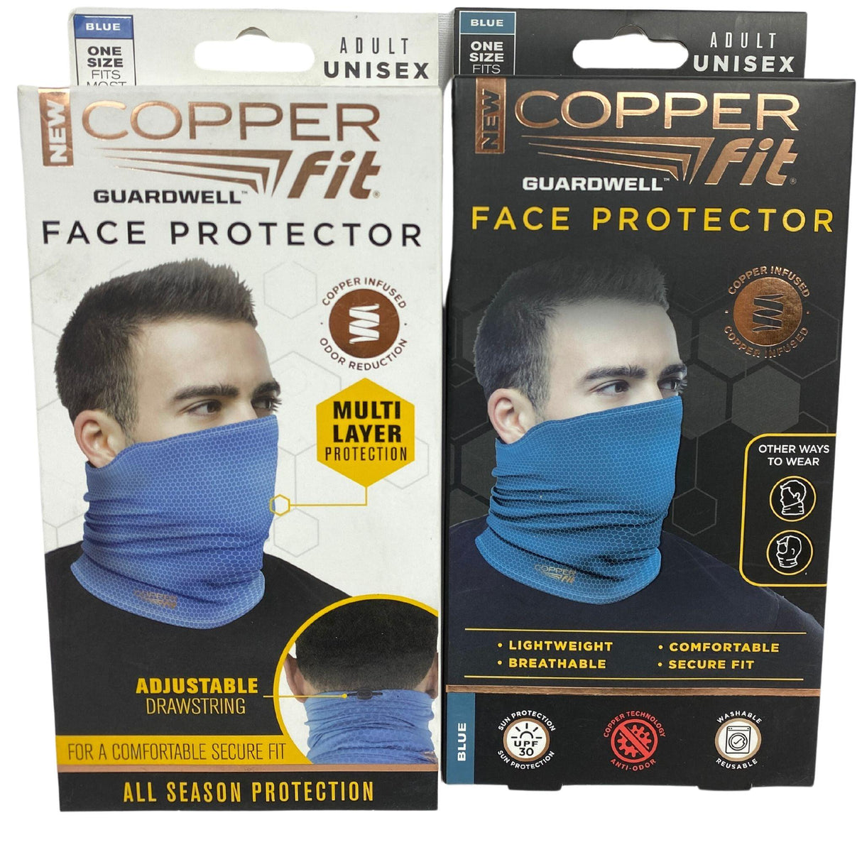 Copper Fit Face Protector (50 Pcs Lot) - Discount Wholesalers Inc