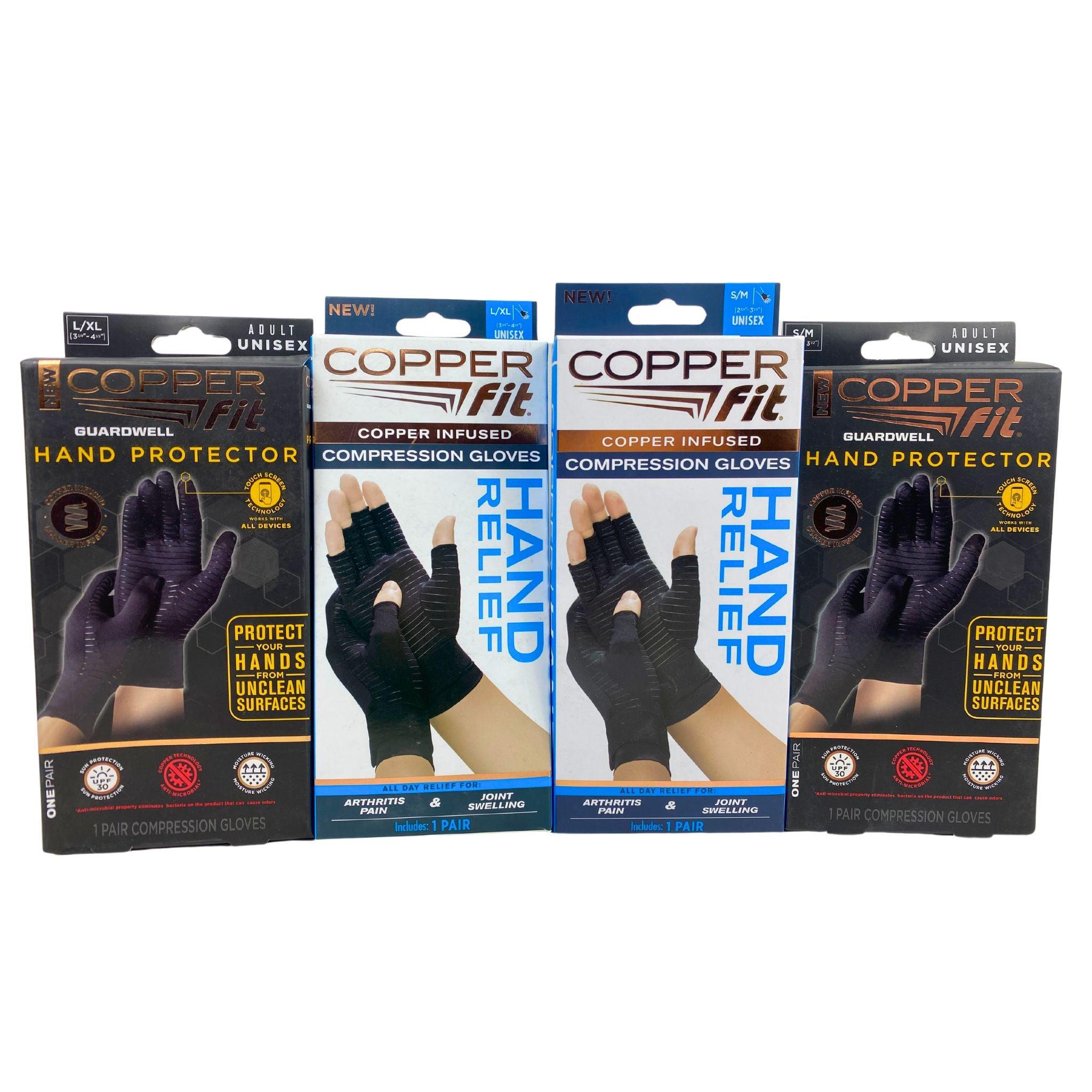 Copper Fit CBD and Copper Infused Compression Gloves (1-Pair) – DealJock