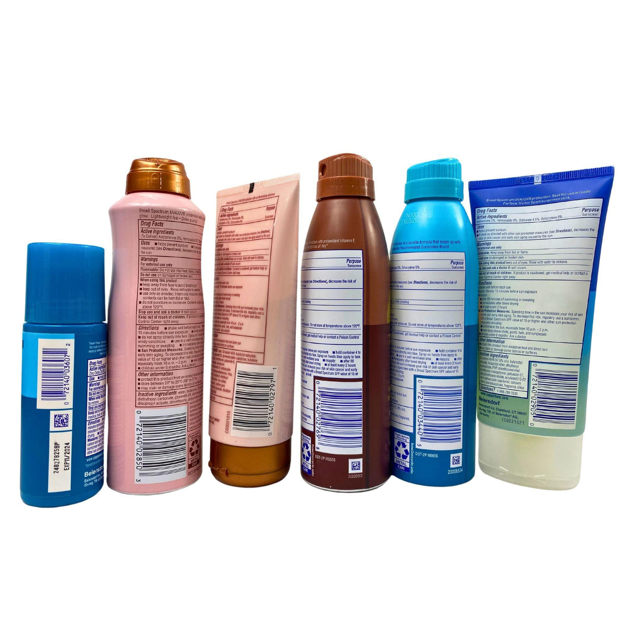 Coppertone Mix Includes Glow Shimmer,Tanning,Kids Assorted SPF's and Sizes (60 pcs lot) - Discount Wholesalers Inc