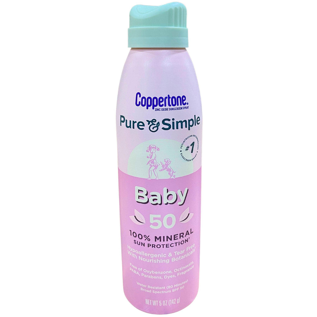 Coppertone Pure Simply Baby 100% Mineral Sun Protection 5OZ (60 Pcs Lot) - Discount Wholesalers Inc