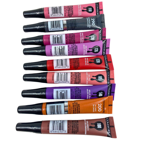 Covergirl Melting Pout Assorted Mix Gel Liquid Lipstick 0.27OZ (50 Pcs Lot) - Discount Wholesalers Inc