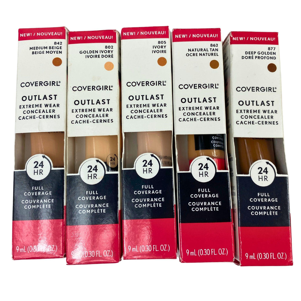 Covergirl Outlast Extreme Wear Concealer & Trublend Undercover Concealer Assorted Mix (60 Pcs Lot) - Discount Wholesalers Inc