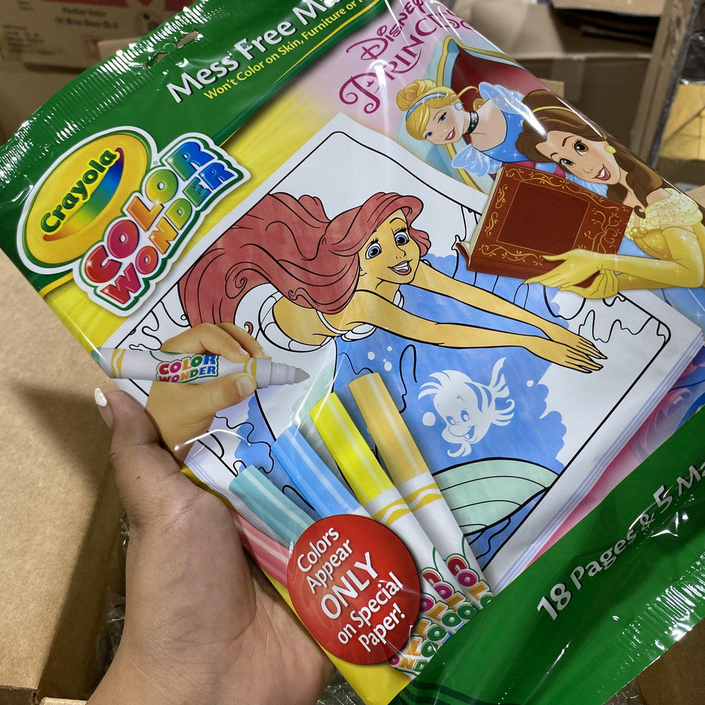 Crayola Disney Princess Color Wonder  Discount wholesalers inc – Discount  Wholesalers Inc