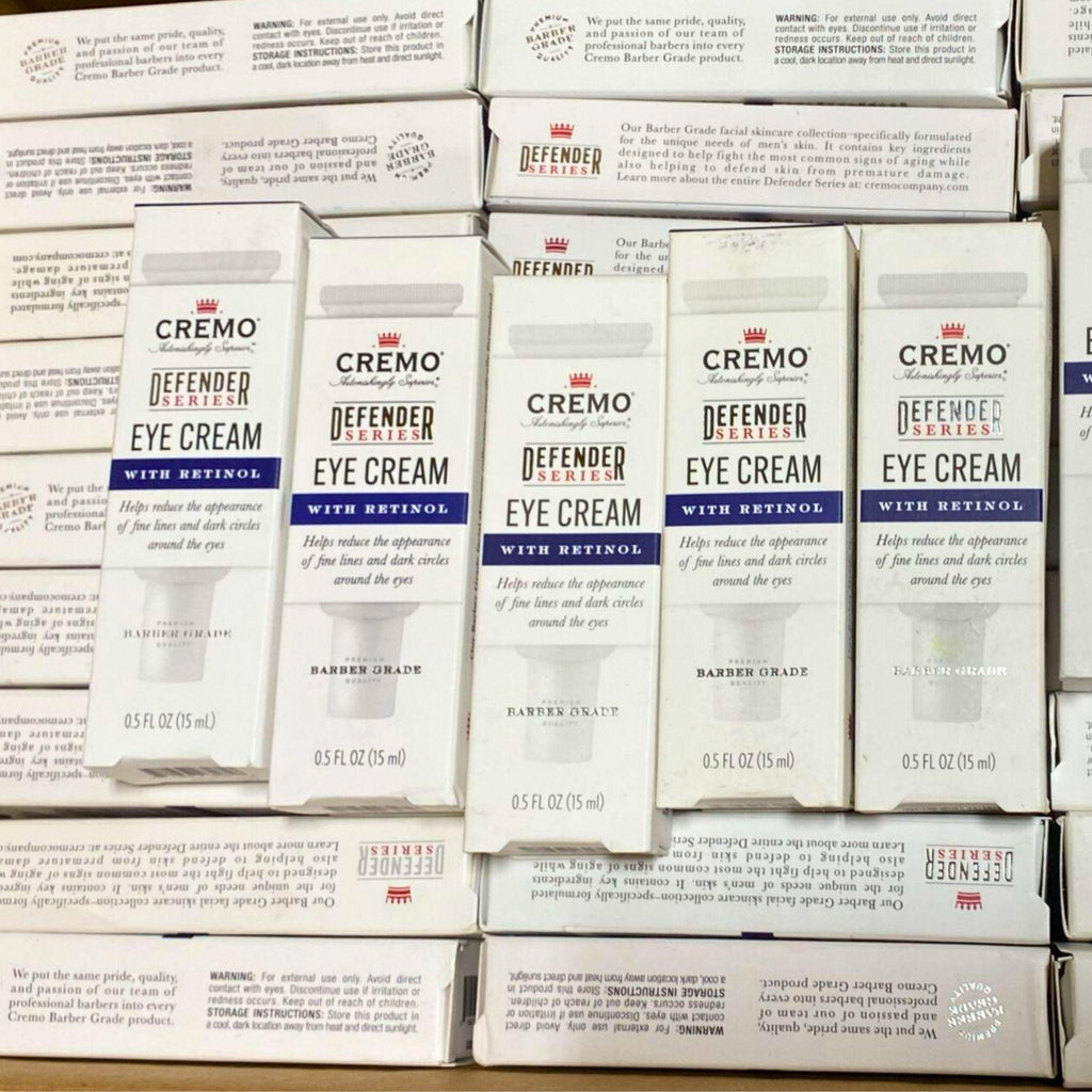 Cremo Eye Cream Defender Series With Retinol 0.5OZ (60 Pcs Lot) - Discount Wholesalers Inc