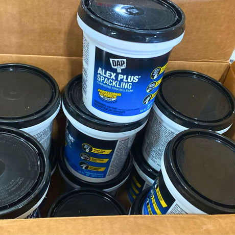 DAP Alex Plus Spackling Professional Strength Repairs 16OZ (60 Pcs lot) - Discount Wholesalers Inc