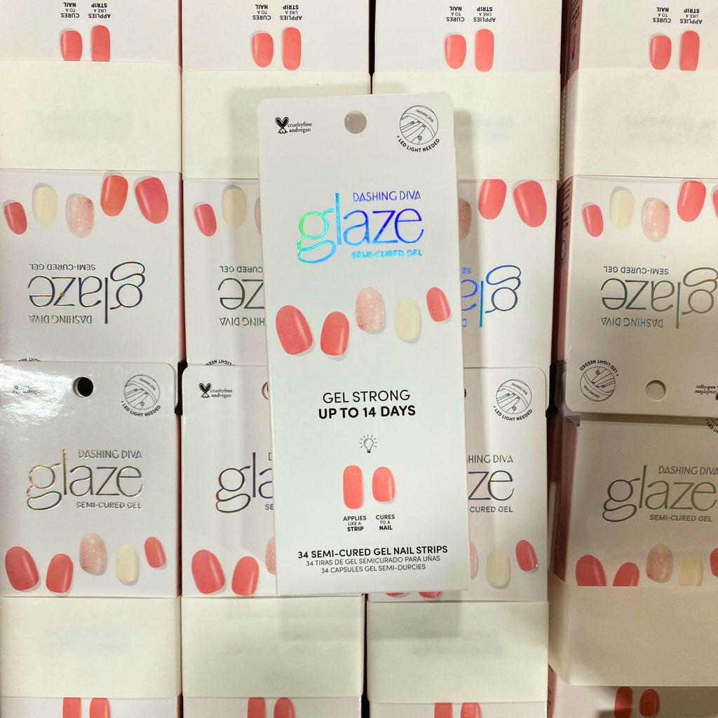 Dashing Diva Glaze Semi-Cured Gel Strong up to 14 Days Flower Rain (48 Pcs Lot) - Discount Wholesalers Inc
