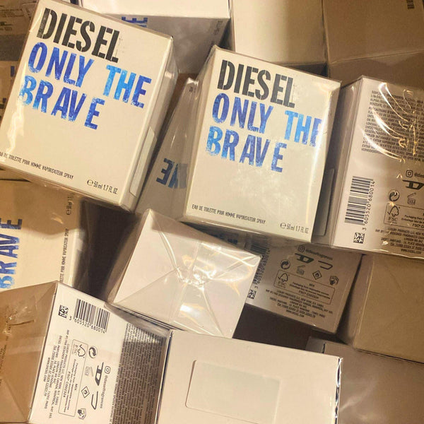 Diesel Only the Brave Eau de Toilette Spray, Cologne for Men, 1.7 Oz (24 Pcs Lot) - Discount Wholesalers Inc