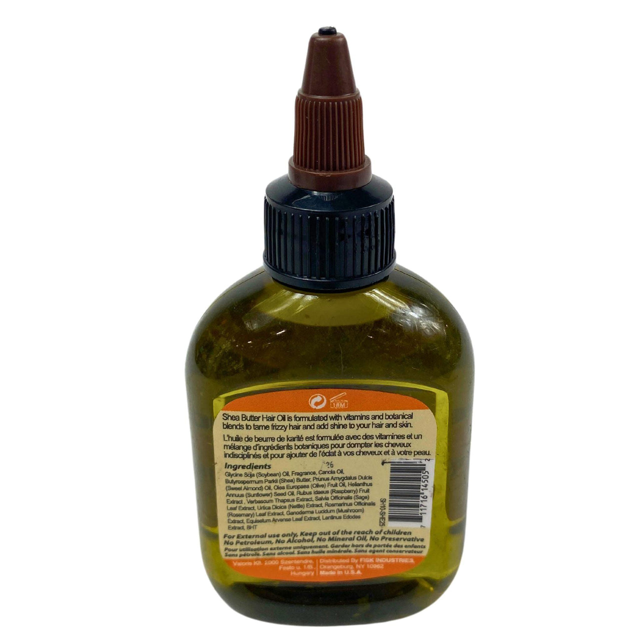 Difeel Sunflower Mega Care Shea Butter Oil for Hair 2.5 oz / 75 mL (80 Pcs lot) - Discount Wholesalers Inc