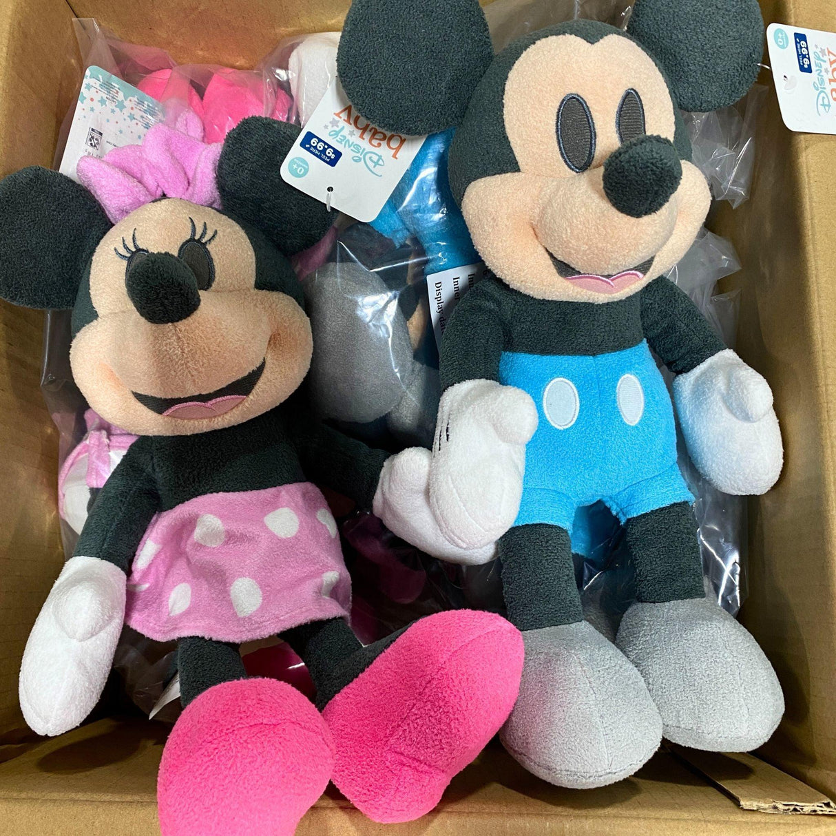 Disney Baby Minnie & Mickey Plush (48 Pcs lot) - Discount Wholesalers Inc
