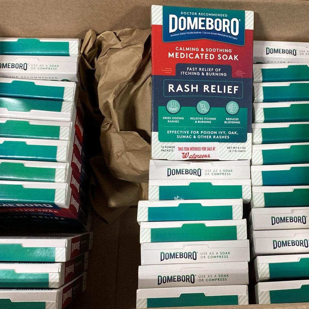 Domeboro Calming & Soothing Medicated Soak Rash Relief (30 Pcs Lot) - Discount Wholesalers Inc