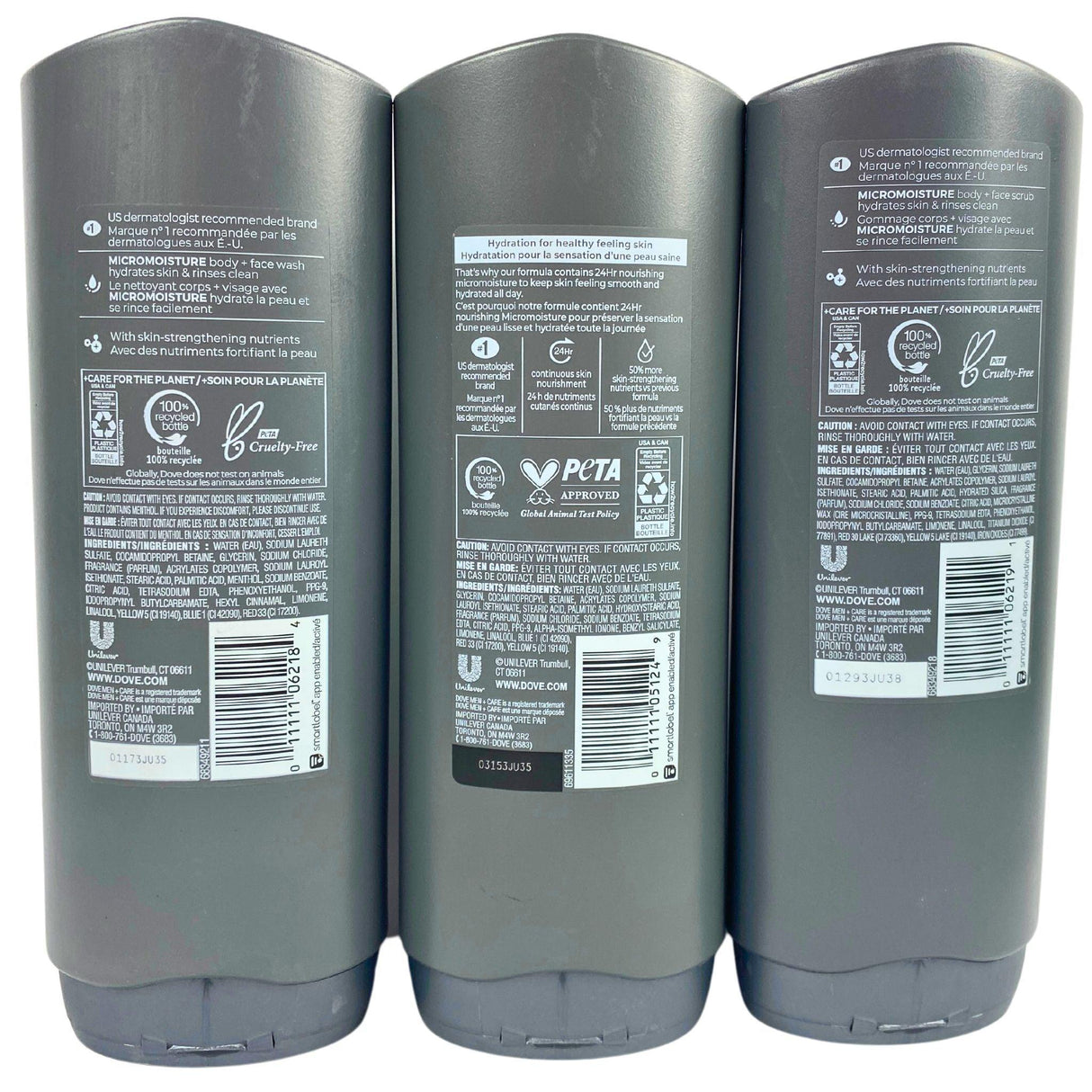 Dove Men + Care Micromoisture Body + Face Scrub Assorted Mix 18OZ (50 Pcs Lot) - Discount Wholesalers Inc