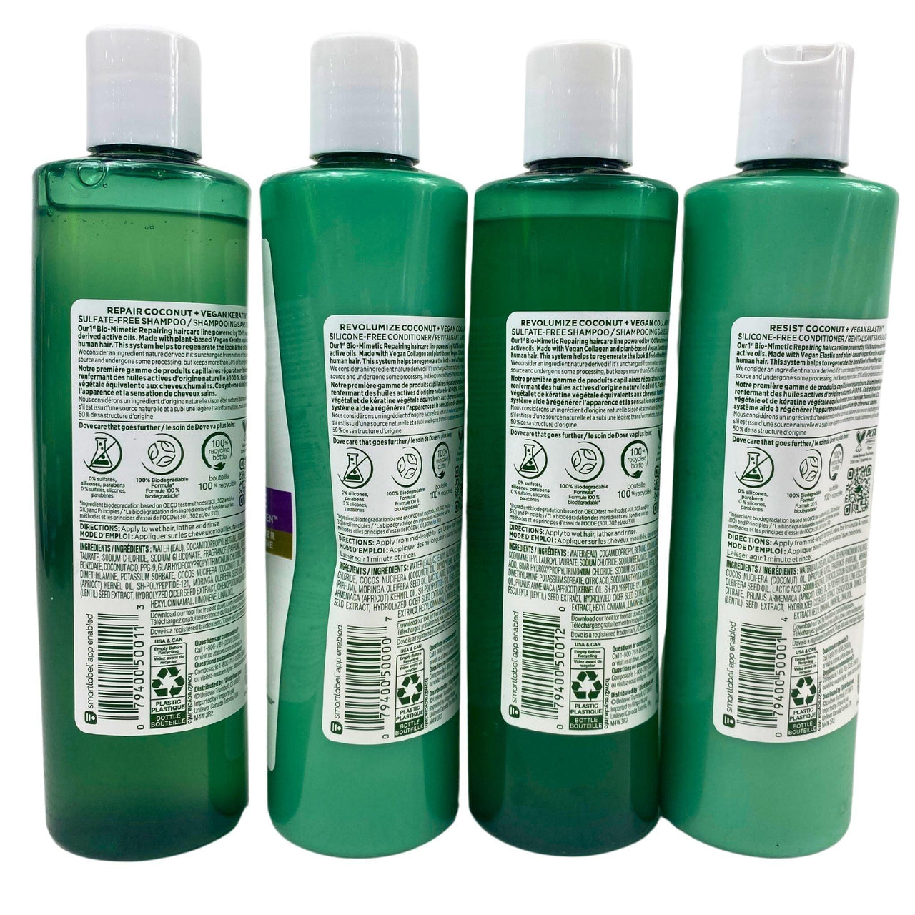 Dove RE+AL Mix Assorted - Includes Shampoo & Conditioner (42 Pcs Lot) - Discount Wholesalers Inc