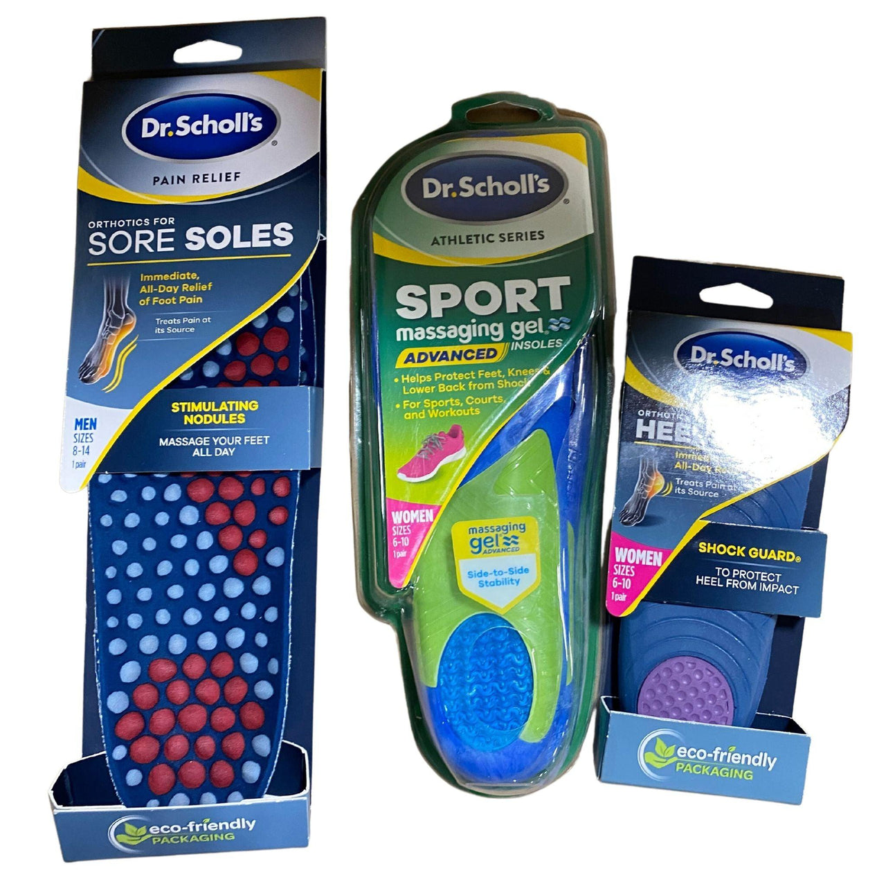 Dr. Scholl's Mix of Insoles (50 Pcs Lot) - Discount Wholesalers Inc