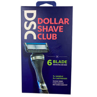 Thumbnail for DSC Dollar Shave Club 6 Blade for extra close shave , 1 handle & 2 cartridges (35 Pcs Lot) - Discount Wholesalers Inc