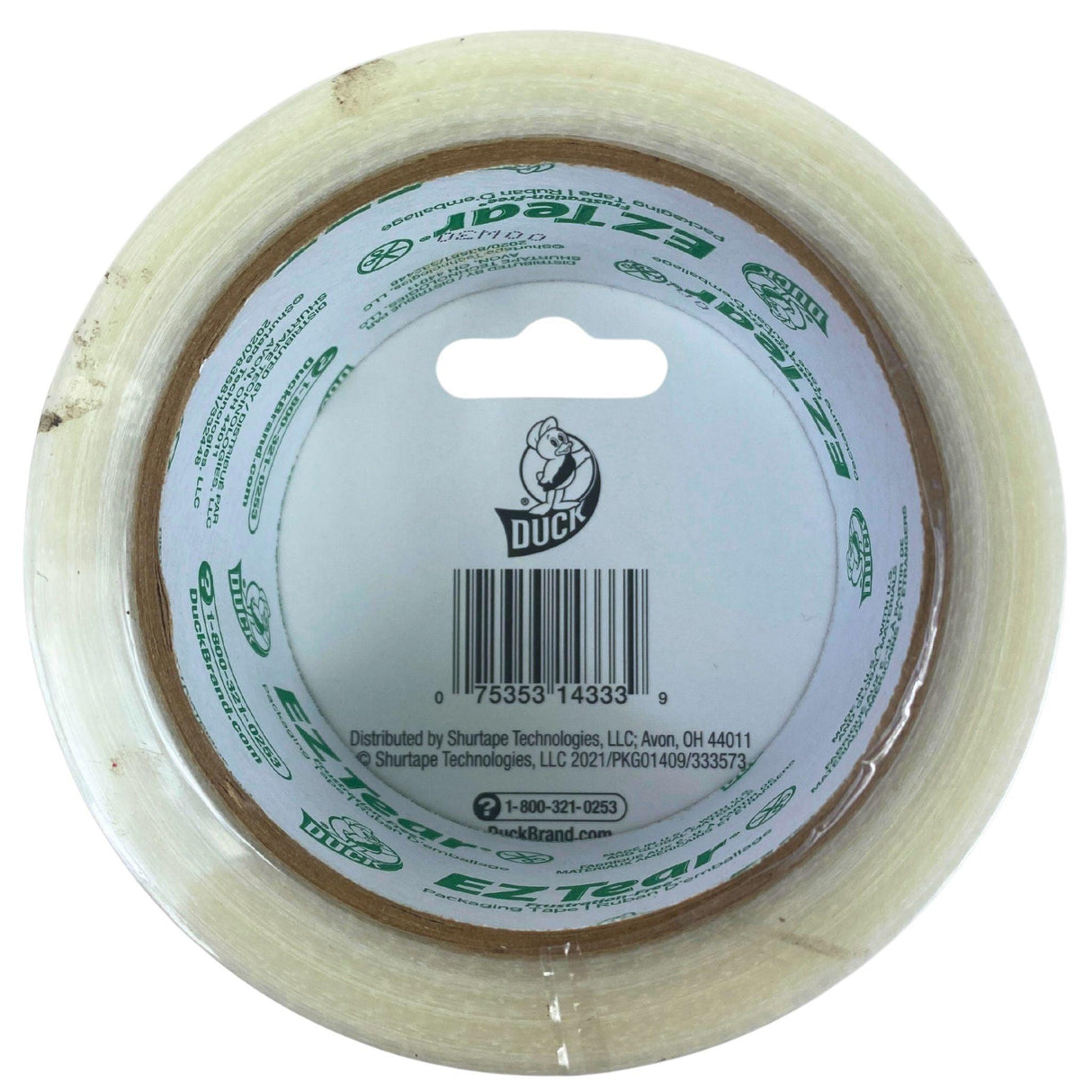 Duck Brand EZ Tear 1.88 IN.x 20 YD. White Colored Duct Tape (48 Pcs Lot) - Discount Wholesalers Inc