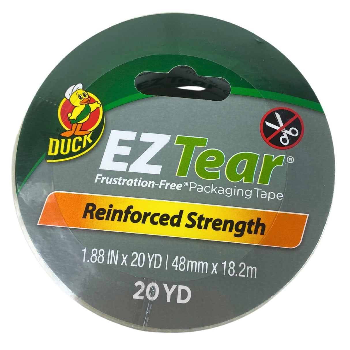 Duck Brand EZ Tear 1.88 IN.x 20 YD. White Colored Duct Tape (48 Pcs Lot) - Discount Wholesalers Inc