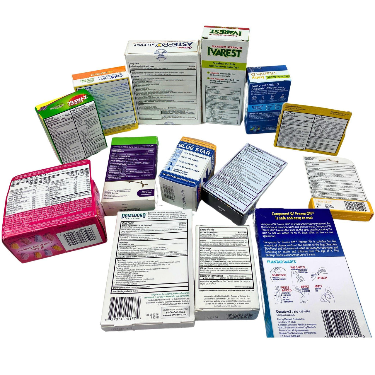 DWI Meds Mix - Includes Medication for Everything Adults & Kids (200 Pcs Lot) - Discount Wholesalers Inc