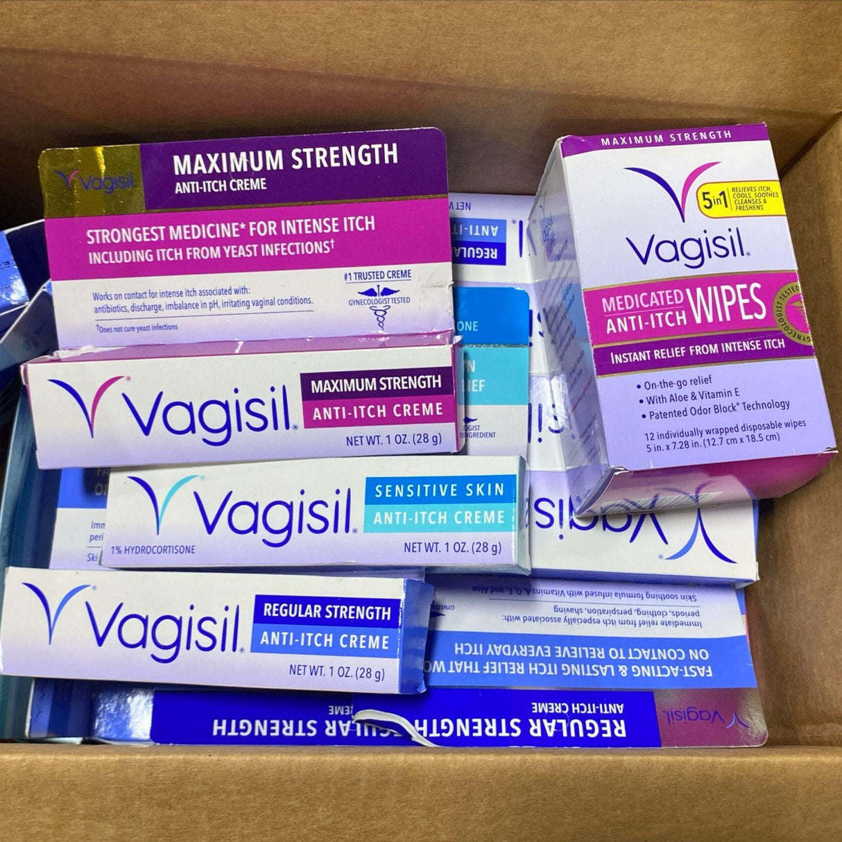 Vagisil Anti Itch Creme & Anti - Itch Wipes