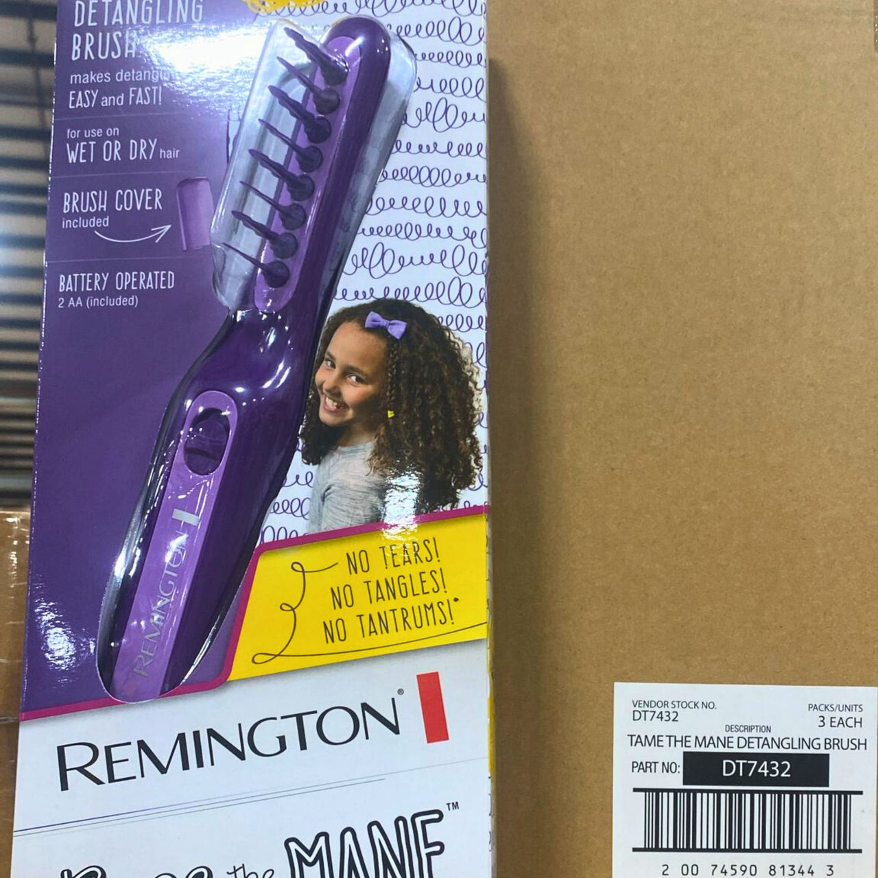 Remington Tame The Mane Electric Detangling Brush 