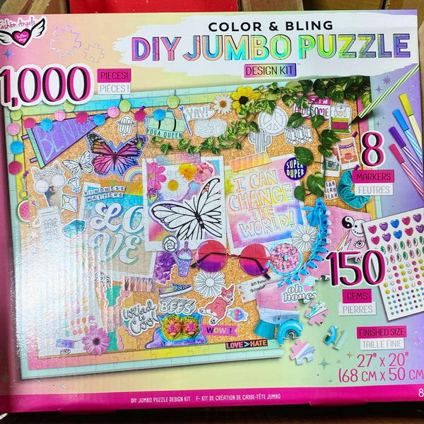 Fashion Angels Color & Bling DIY Jumbo Puzzle Design Kit 27