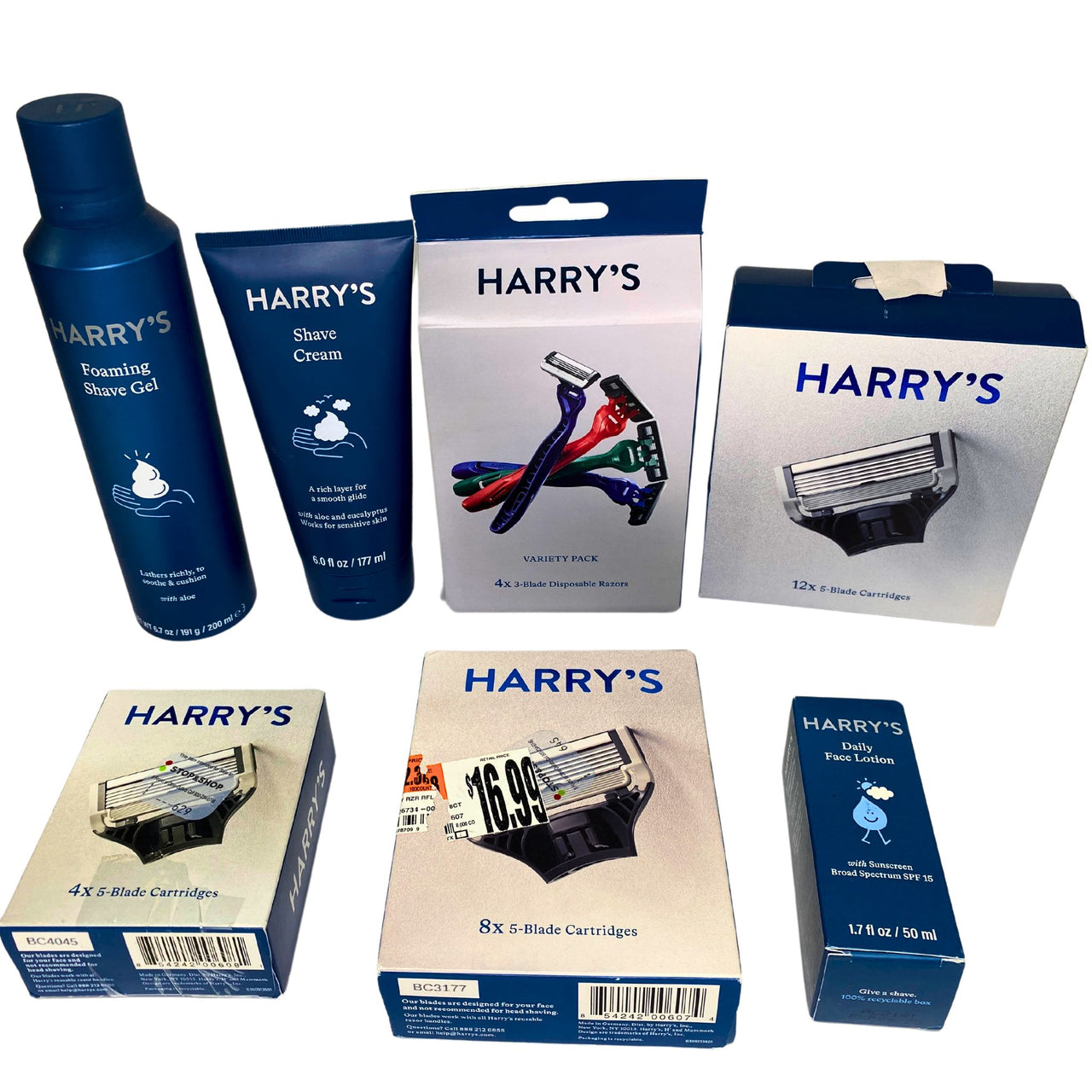 Harry's includes Shaving Products (40 Pcs Lot)