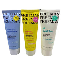 Thumbnail for Freeman Assorted, Purifying Cream Mask, Energize Jelly Mask, Sllepy Time Whipped Mask, 3fl.oz (26 Pcs Lot) - Discount Wholesalers Inc